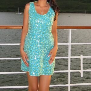 Emma mulholland on holiday sequin mini dress from free people